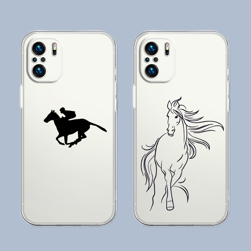 Cellophane Wrap Clear - Horse Art Phone Case For Xiaomi