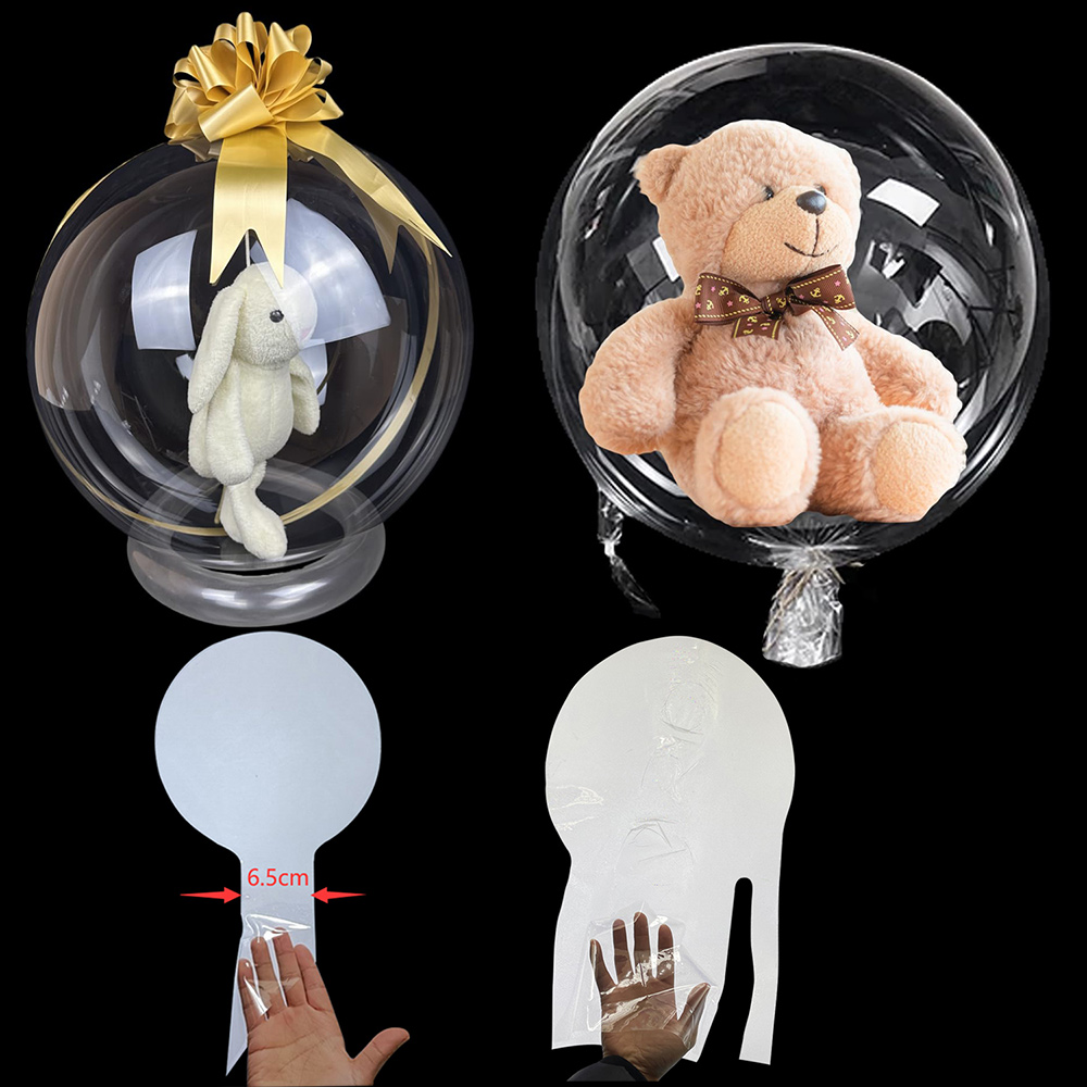 Cellophane Wrap Clear - Clear Balloon Stuffing Big Extra Wide