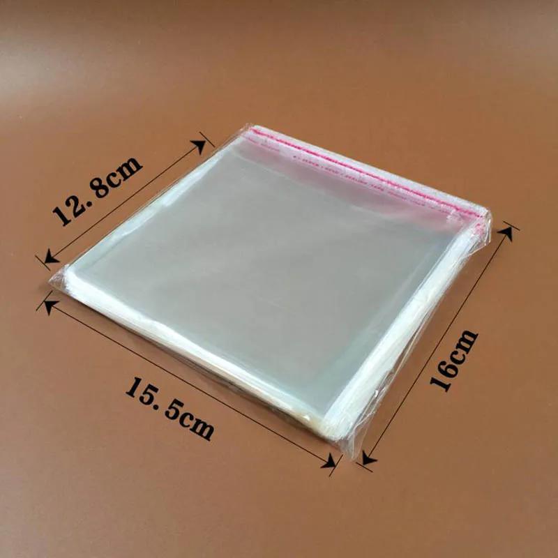Cellophane Wrap Clear - 200pcs CD DVD Record Plastic Bags
