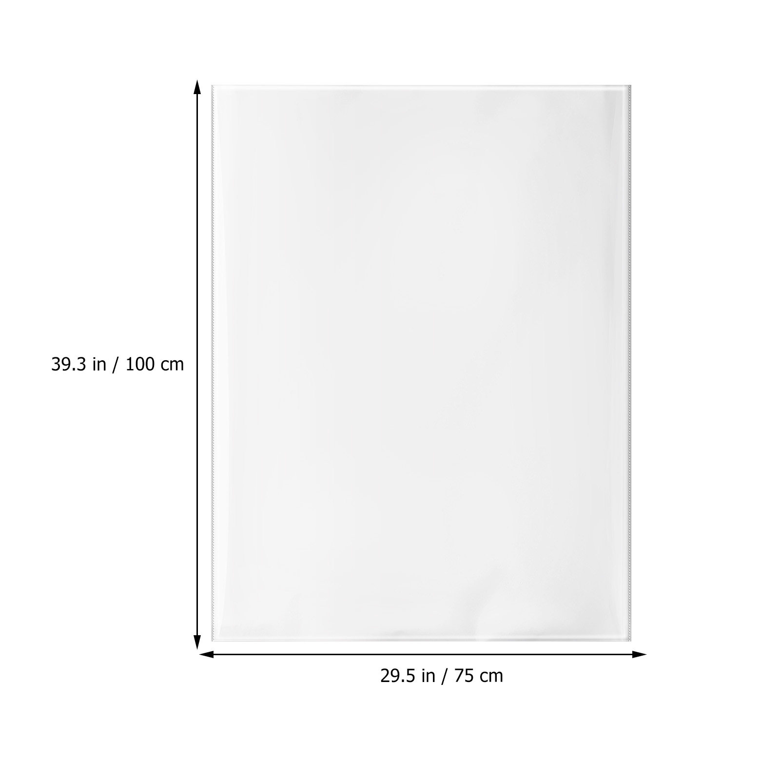 5Pcs Extra Large Cellophane Ba - Cellophane Wrap Clear 评论和价格