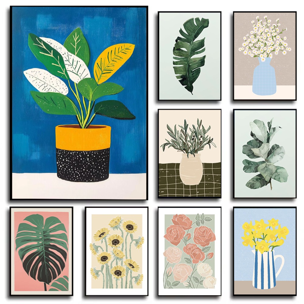 Garden Flower Vase Art Poster  - Florist Supply Vases 评论和价格