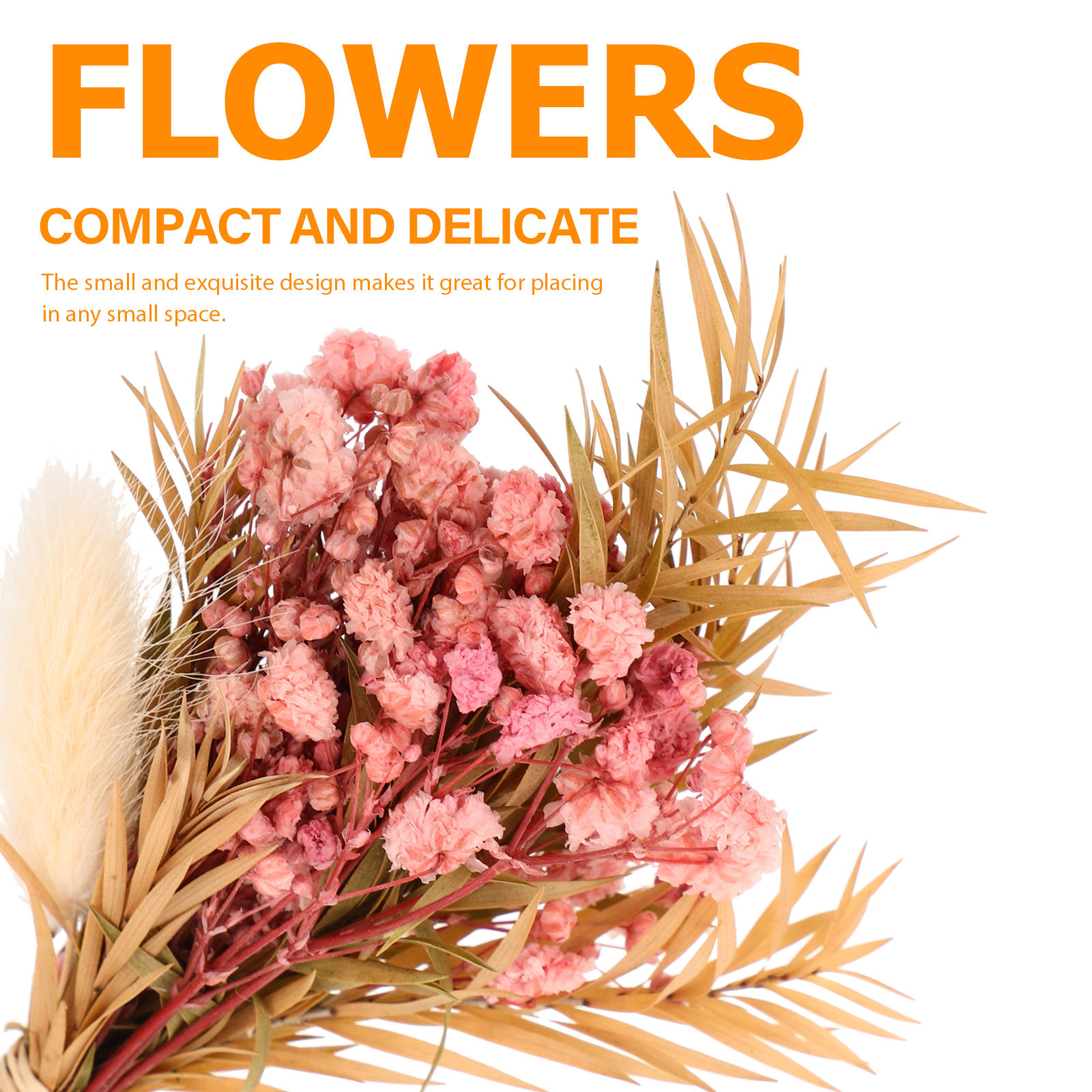 3Pcs Mini Dried Floral Bouquet - Dried Flower Bunch 评论和价格