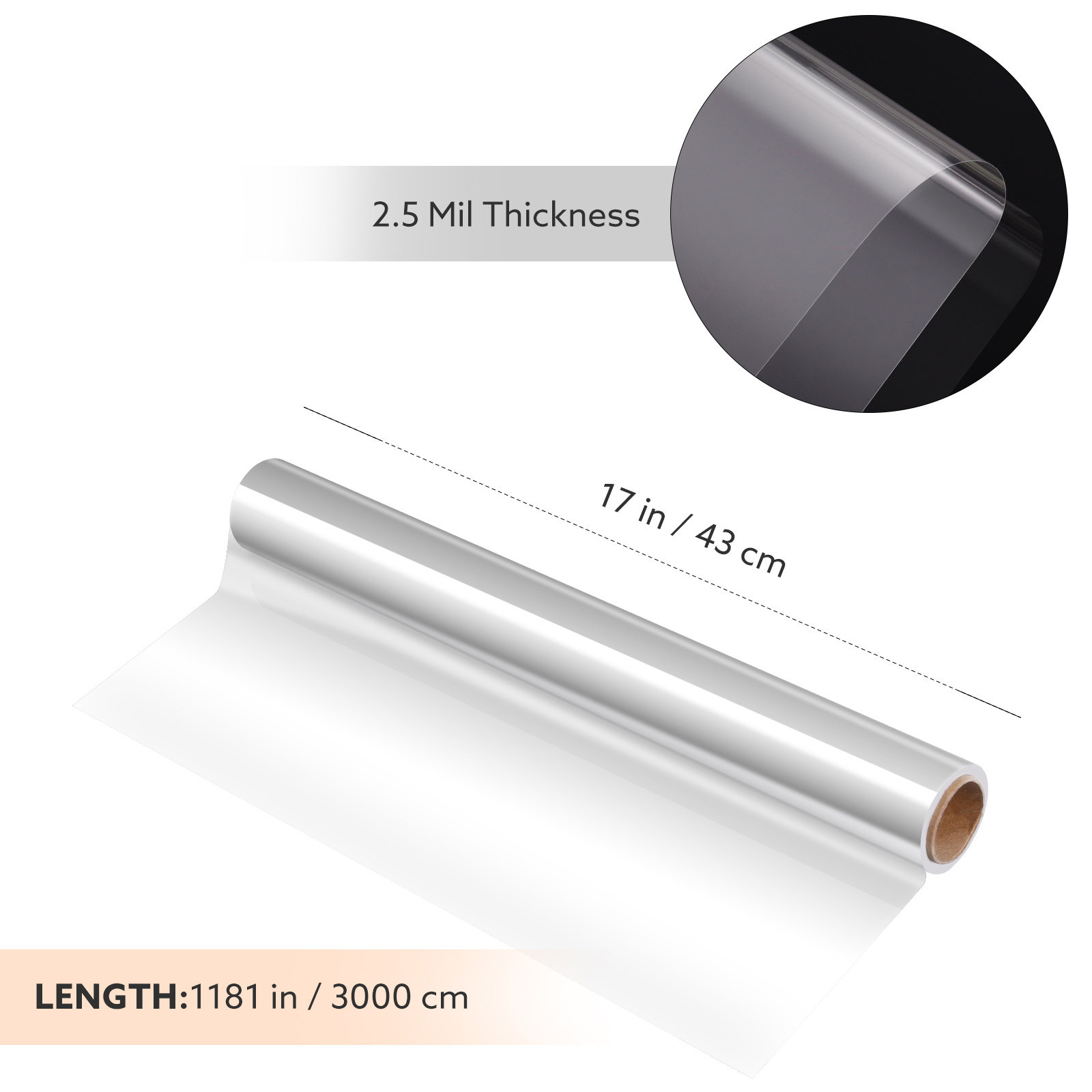 Clear Cellophane Wrap Roll 2.5 - Cellophane Wrap Clear 评论和价格