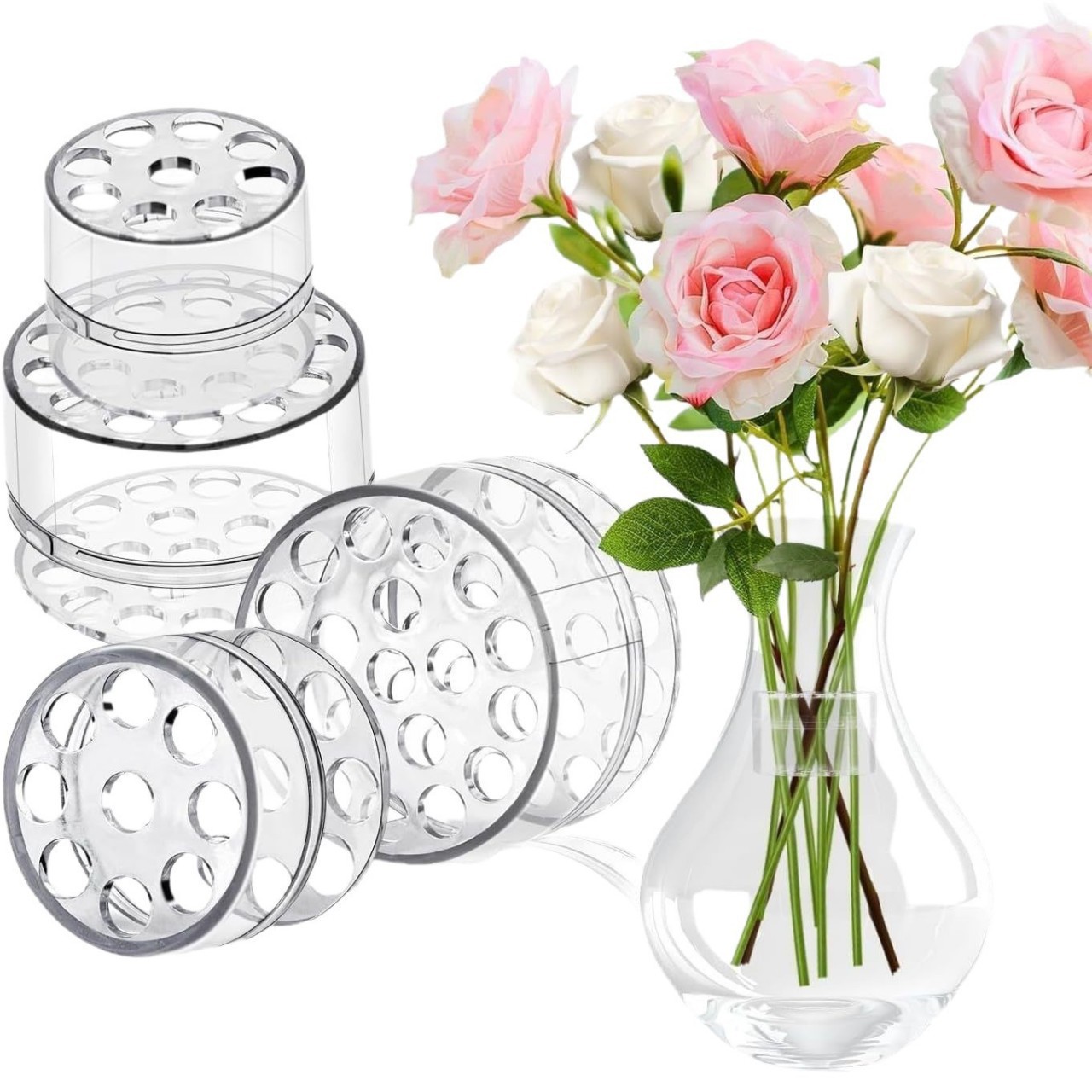 Spiral Ikebana Stem Holder for - Florist Supply Vases 评论和价格