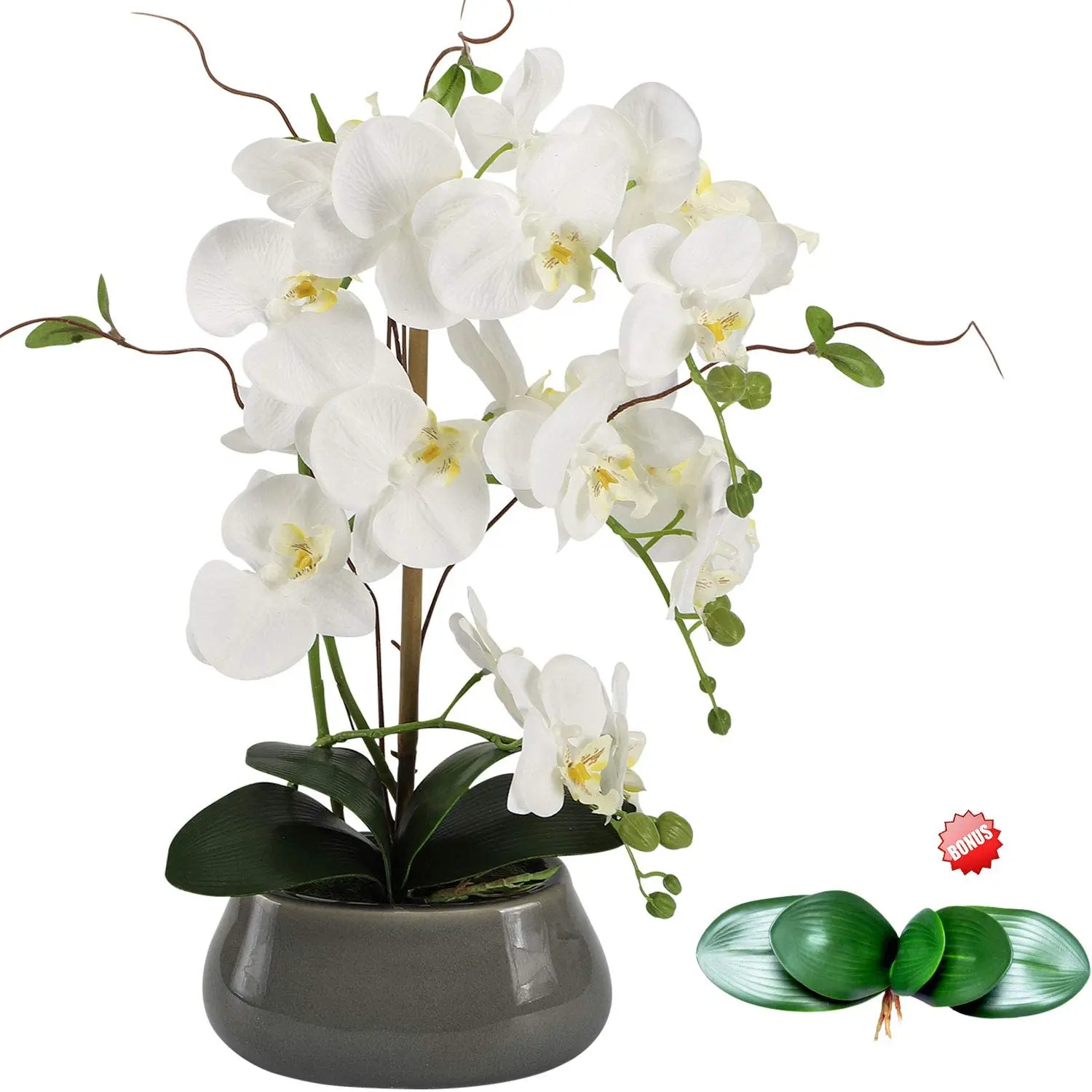 Artificial Orchid Flowers Cent - Florist Supply Vases 评论和价格