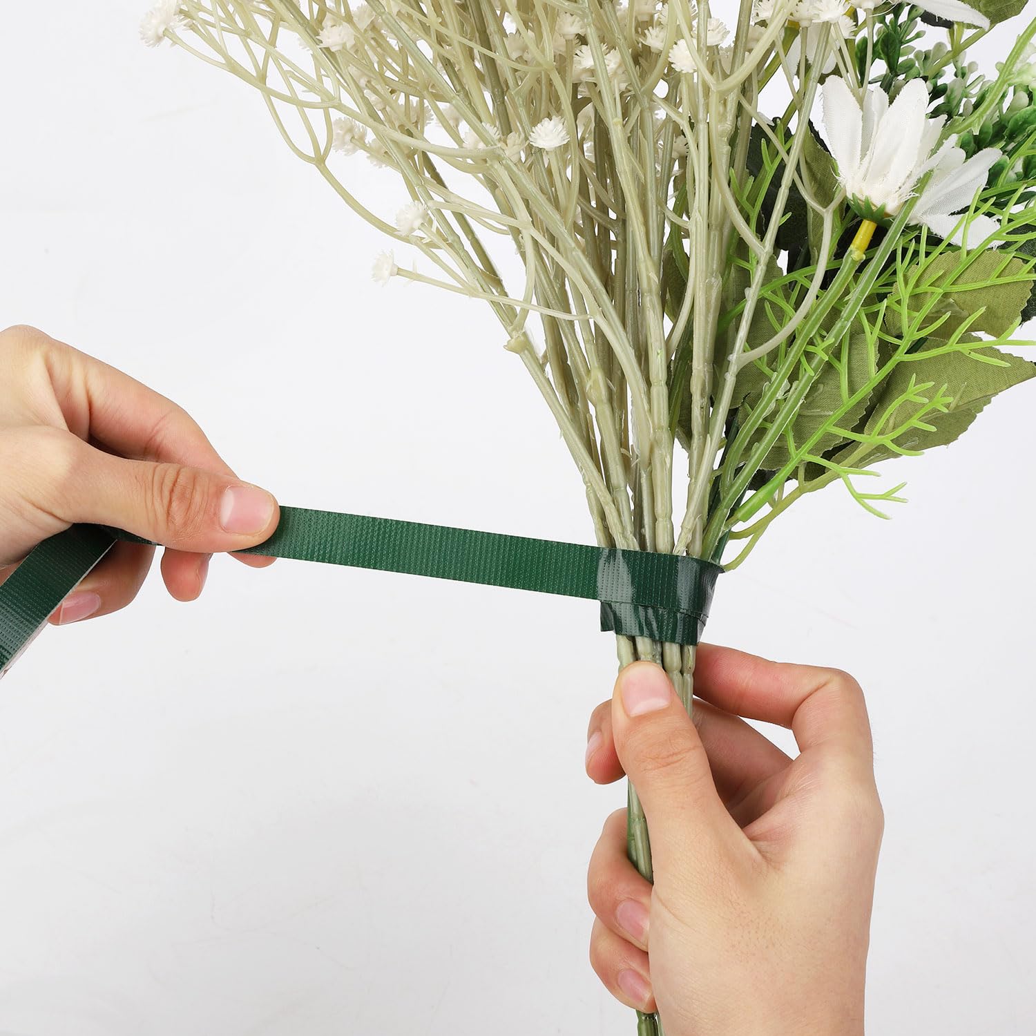 30M high adhesive seamless wat - Floral Tape Green 评论和价格