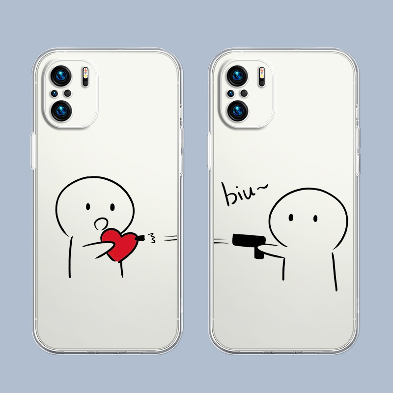 Cute Middle Finger Phone Case  - Cellophane Wrap Clear 评论和价格