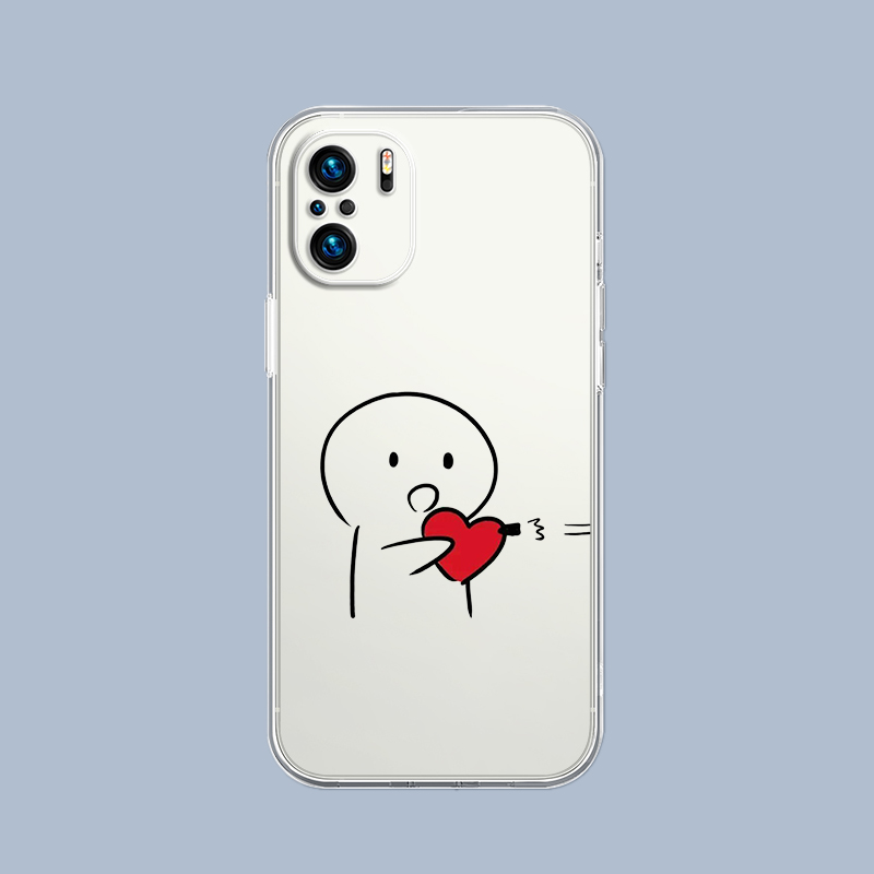 Cute Middle Finger Phone Case  - Cellophane Wrap Clear 评论和价格