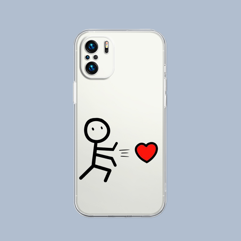 Cute Middle Finger Phone Case  - Cellophane Wrap Clear 评论和价格