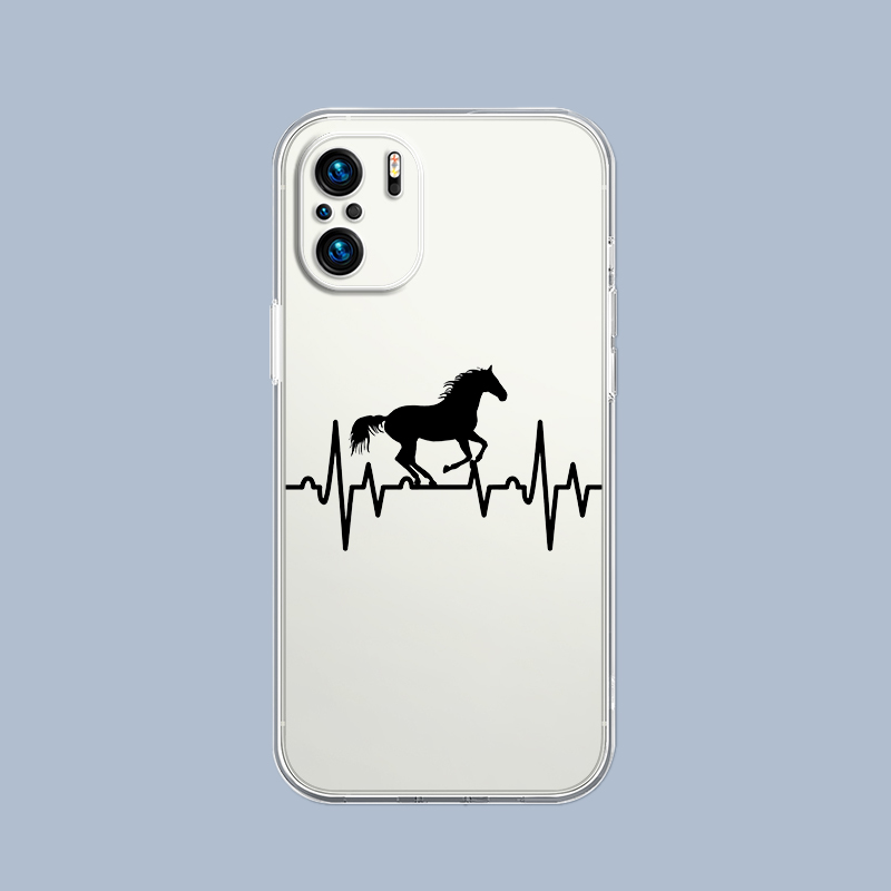 Horse Art Phone Case For Xiaom - Cellophane Wrap Clear 评论和价格