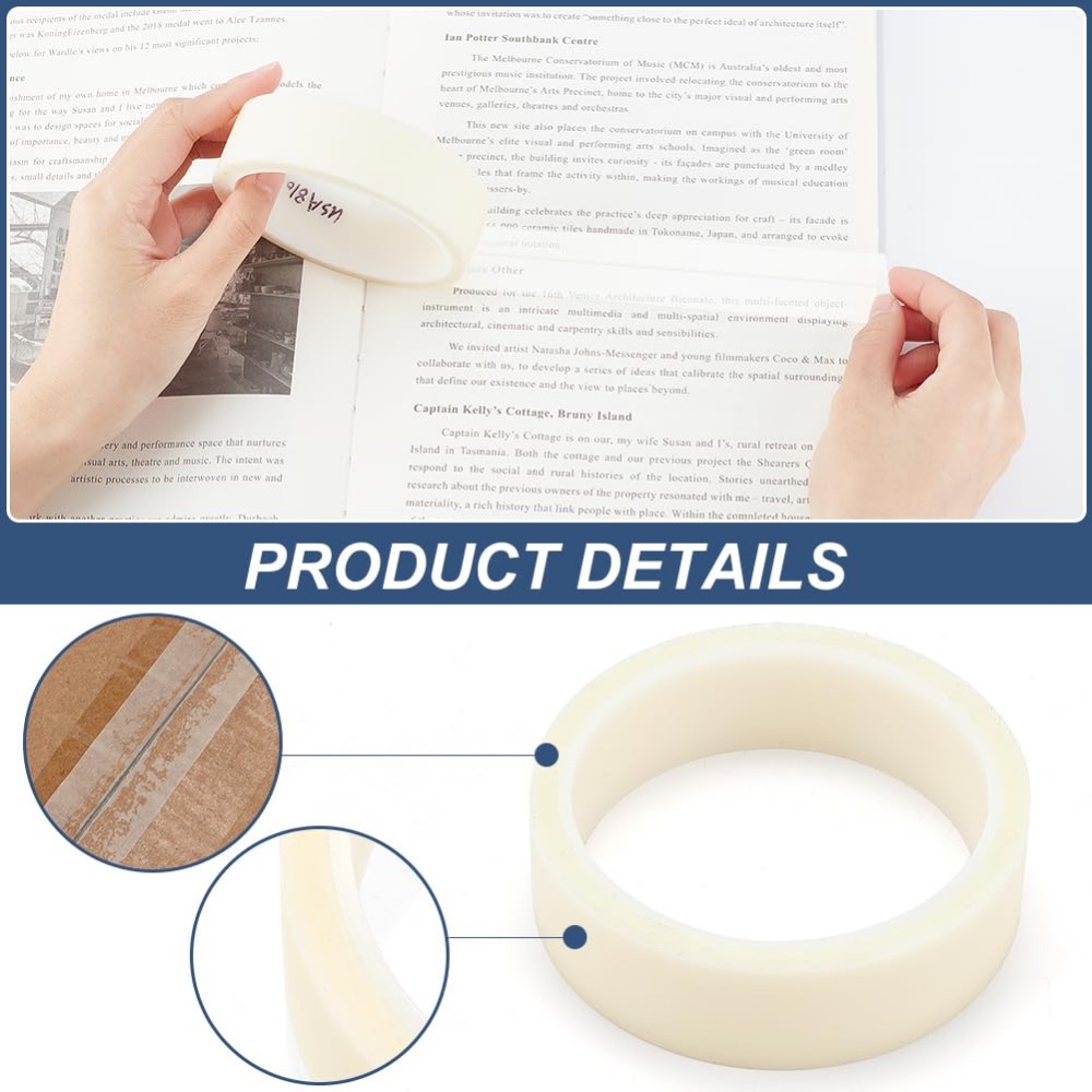 19.9 Yards Clear Book Repair T - Cellophane Wrap Clear 评论和价格