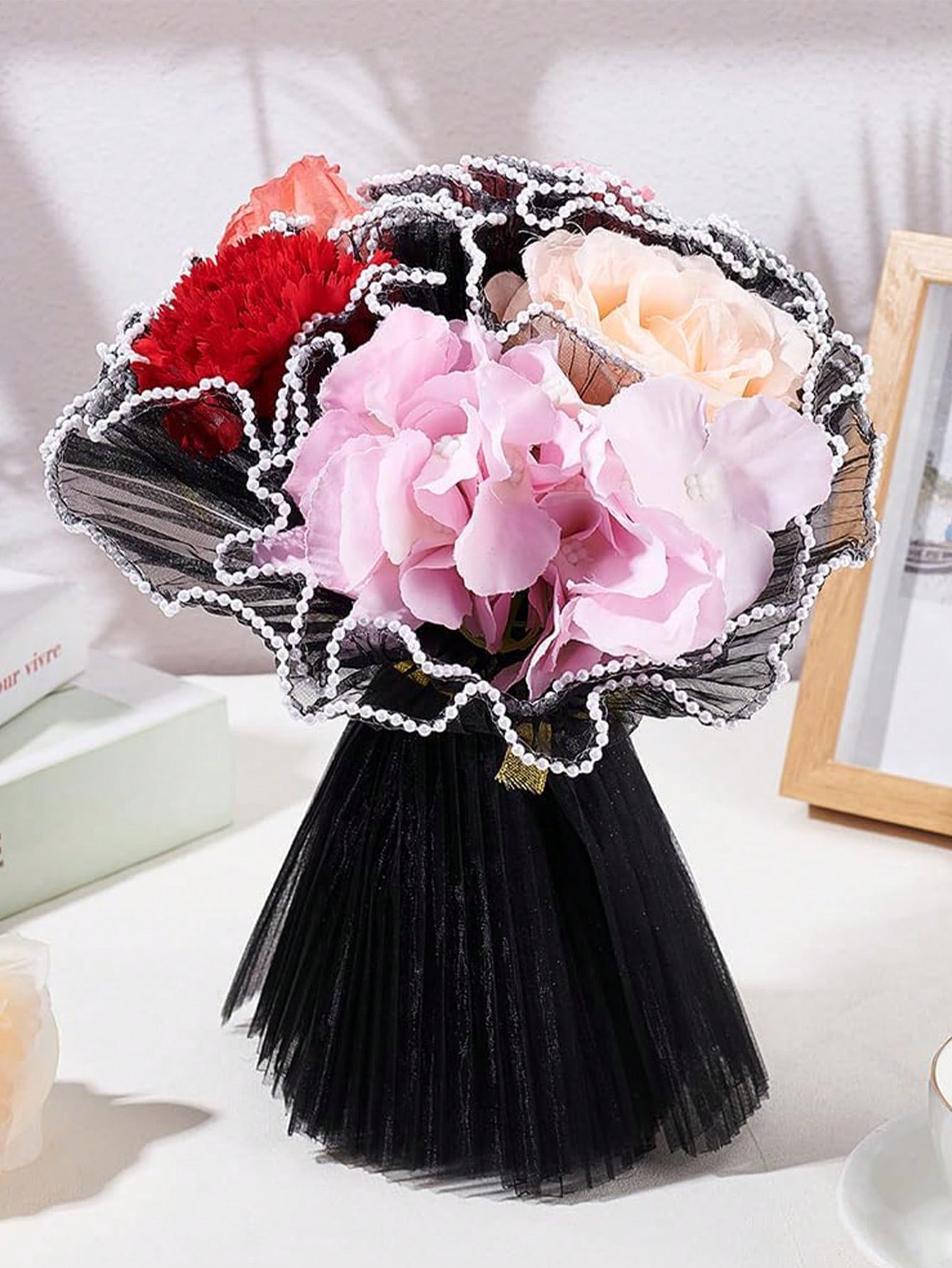 4Yards Faux Pearl Edge Flower  - Anda Florist Supply 评论和价格