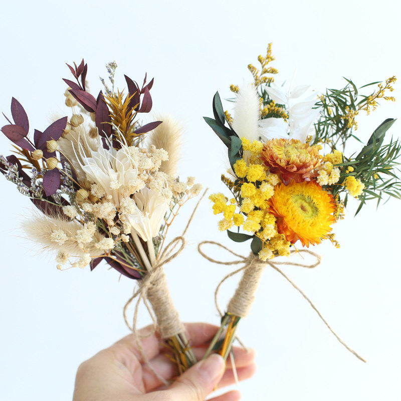 20CM Small Mixed Natural Dried - Dried Flower Bunch 评论和价格