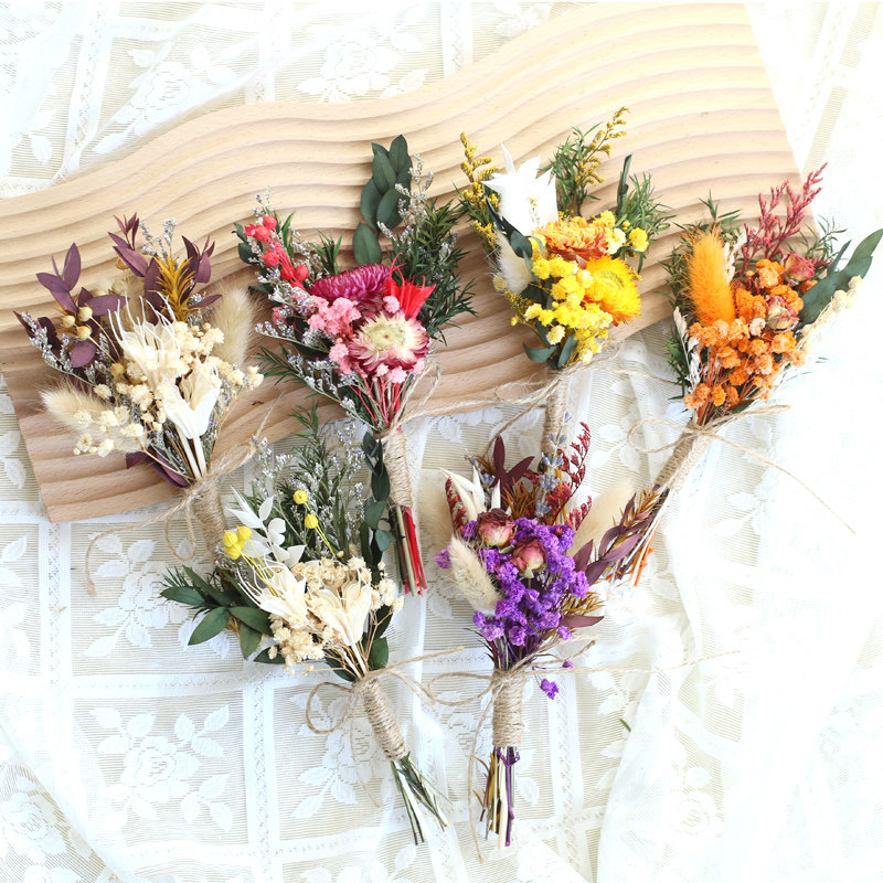 20CM Small Mixed Natural Dried - Dried Flower Bunch 评论和价格