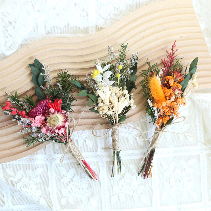20CM Small Mixed Natural Dried - Dried Flower Bunch 评论和价格