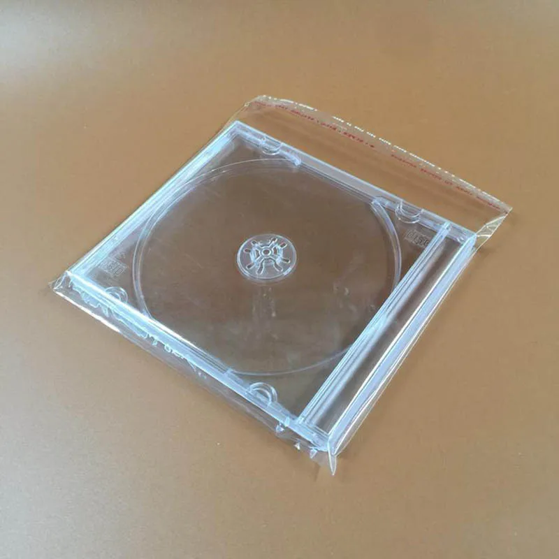200pcs CD DVD Record Plastic B - Cellophane Wrap Clear 评论和价格
